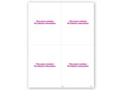 4-Up Blank W-2 with Backer - 25 Sheets/pk