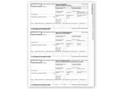 3-Up W-2, Employee Copy, Horizontal Format - 25 Sheets/pk