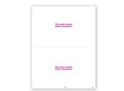 2-Up Blank W-2 with Backer - Bulk 500 Sheets/pk