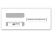 3-Up 1099-MISC Income Horiz Double-Window Envelope - 25/pk