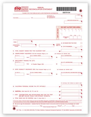 Laser DE7, Annual Reconciliation Return TF5307