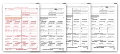 Laser W-2C 6-Part Corrected Wage and Tax Statement Set TF5318