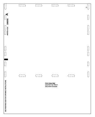 Laser 1099 Misc, Blank, Pressure Seal