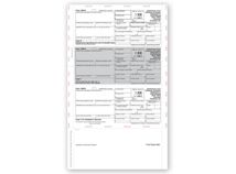 14" 3-Up 1099-R, Horiz Format, Pressure Seal - 500 Sheets/pk