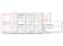 W-2 Set & Envelope Kit, 4-part - 50 sets/pk