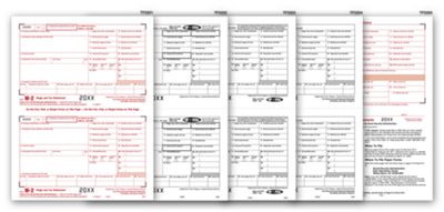 Laser W-2 Set, 6-part - 25 qty.