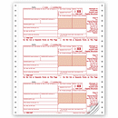 Continuous 1099 CAP, 4 Part, Carbonless TF6096