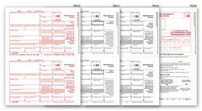 Laser 1099, Misc. Income Set, 3-part TF6102