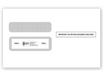 W-2 Double-Window Envelope, Self-Seal - 25/pk