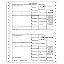 Continuous 1099 Interest, Carbonless, Magnetic Media TF7151