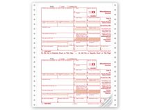 Continuous 1099-MISC Income Sets, Carbonless