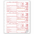 Continuous 1099 Q, 4 Part, Carbonless TF7187