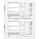 Continuous W-2G, 6 Part, Carbonless, Dateless TF7193