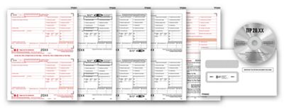 Laser W-2 Tax Form and Tax Software Bundle TF7650