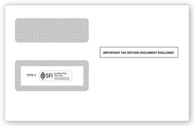 1099 Double-Window Envelope TF77771