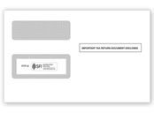 1099 2-Up Double-Window Envelope, Self-Seal - 25/pk