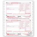 Continuous W-2, 1 Wide Sets - Carbonless TF9811