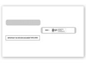 4-Up Box W-2 Double-Window Envelope - 25/pk