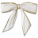 Holiday Card Accessories, White Bow WHTBOW